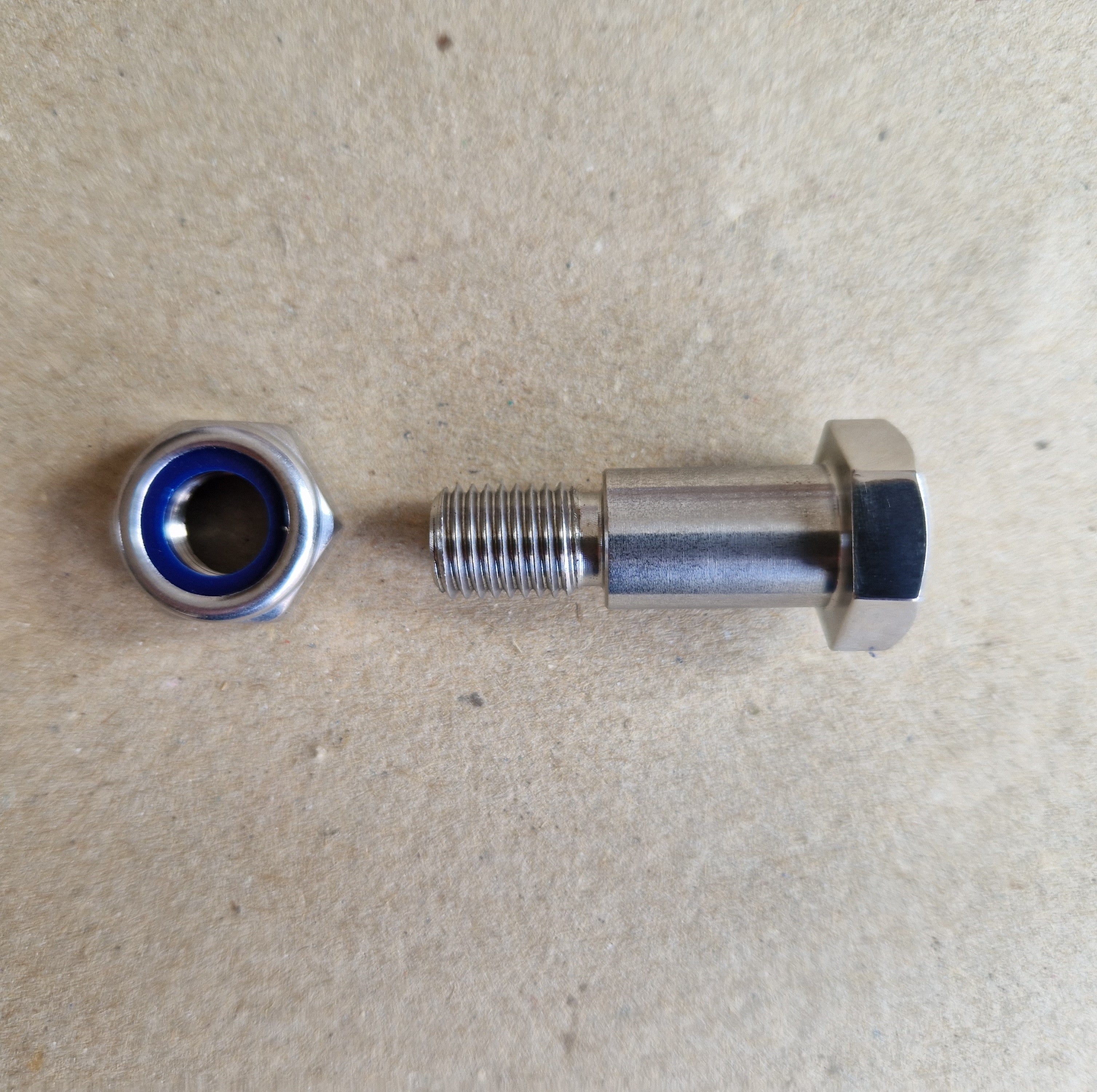 Kawasaki 92003-079 Z1 Z900 Z1000 Z1100 H1 H2 KH ZX1100 Side stand pivot bolt set.