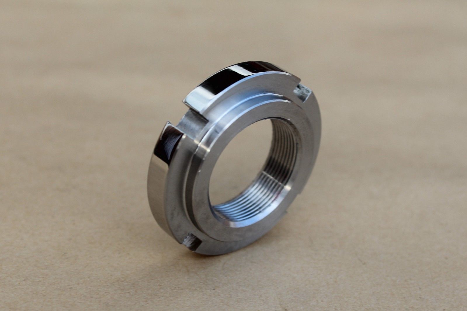 Suzuki 51631-28000 GSX750 GSX1100 GSXR1100 Steering stem adjuster nut stainless