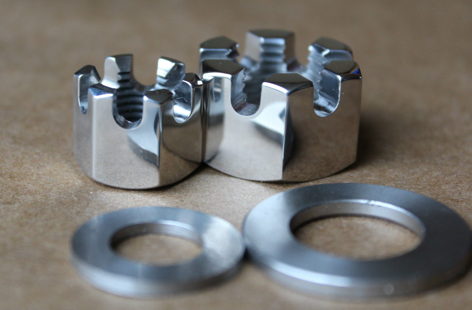 Suzuki 09141-16001 GT550 GT380 GS550 Front And Rear Wheel Nuts Stainless