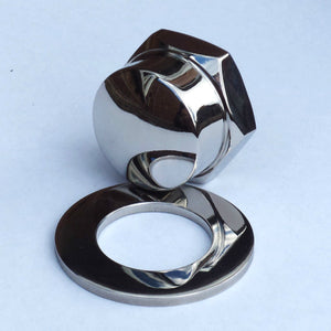 Suzuki 51353-31710 GT750 GT550 GT500 GT380 GT250 Steering Stem Top Yoke Nut Set