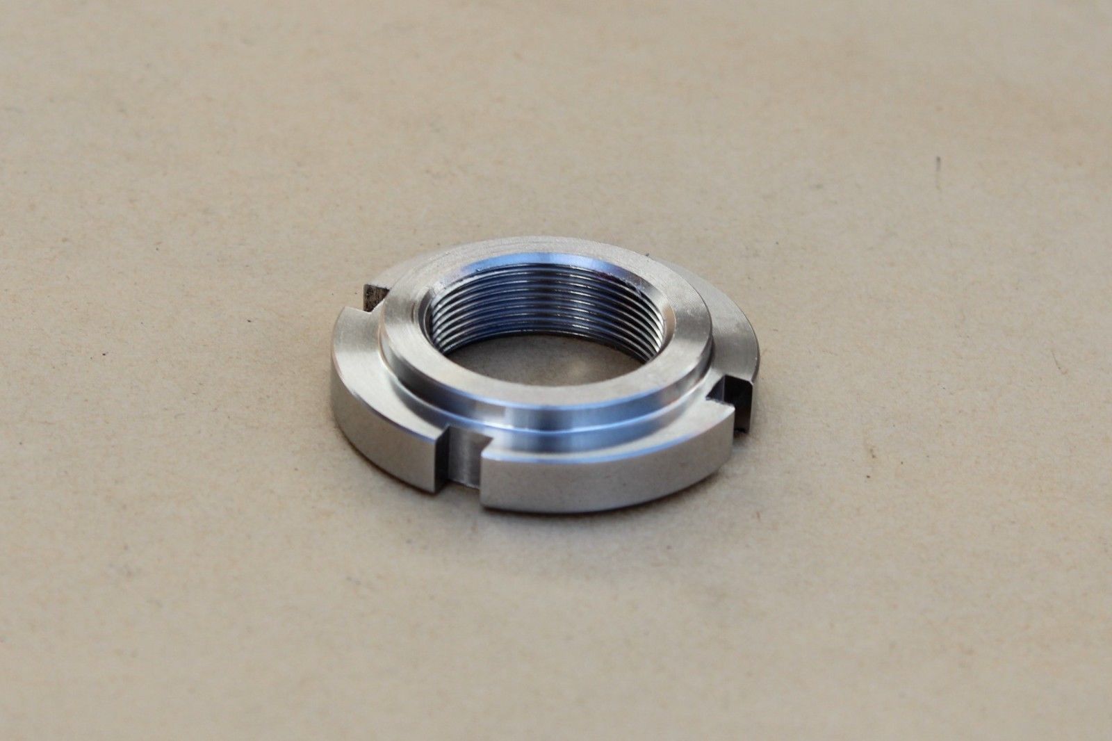 Suzuki 51631-28000 GSX750 GSX1100 GSXR1100 Steering stem adjuster nut stainless