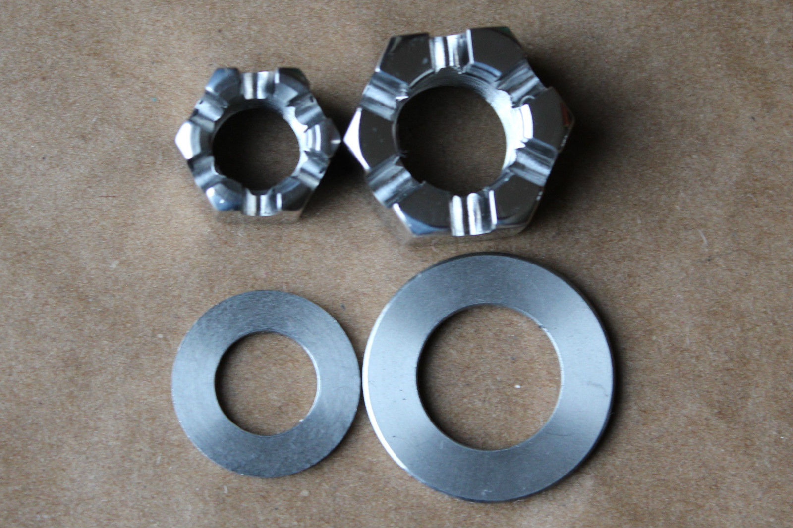 Suzuki 09141-16001 GT550 GT380 GS550 Front And Rear Wheel Nuts Stainless