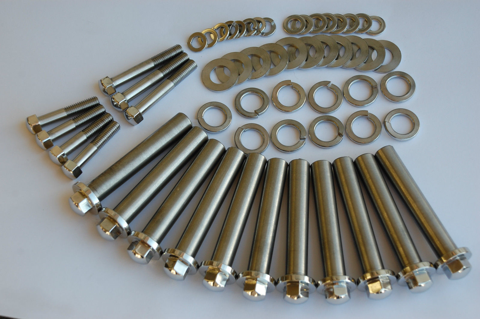 Suzuki 09159-10010 GT750 Cylinder Head Nut Bolt Complete Top End Set Stainless