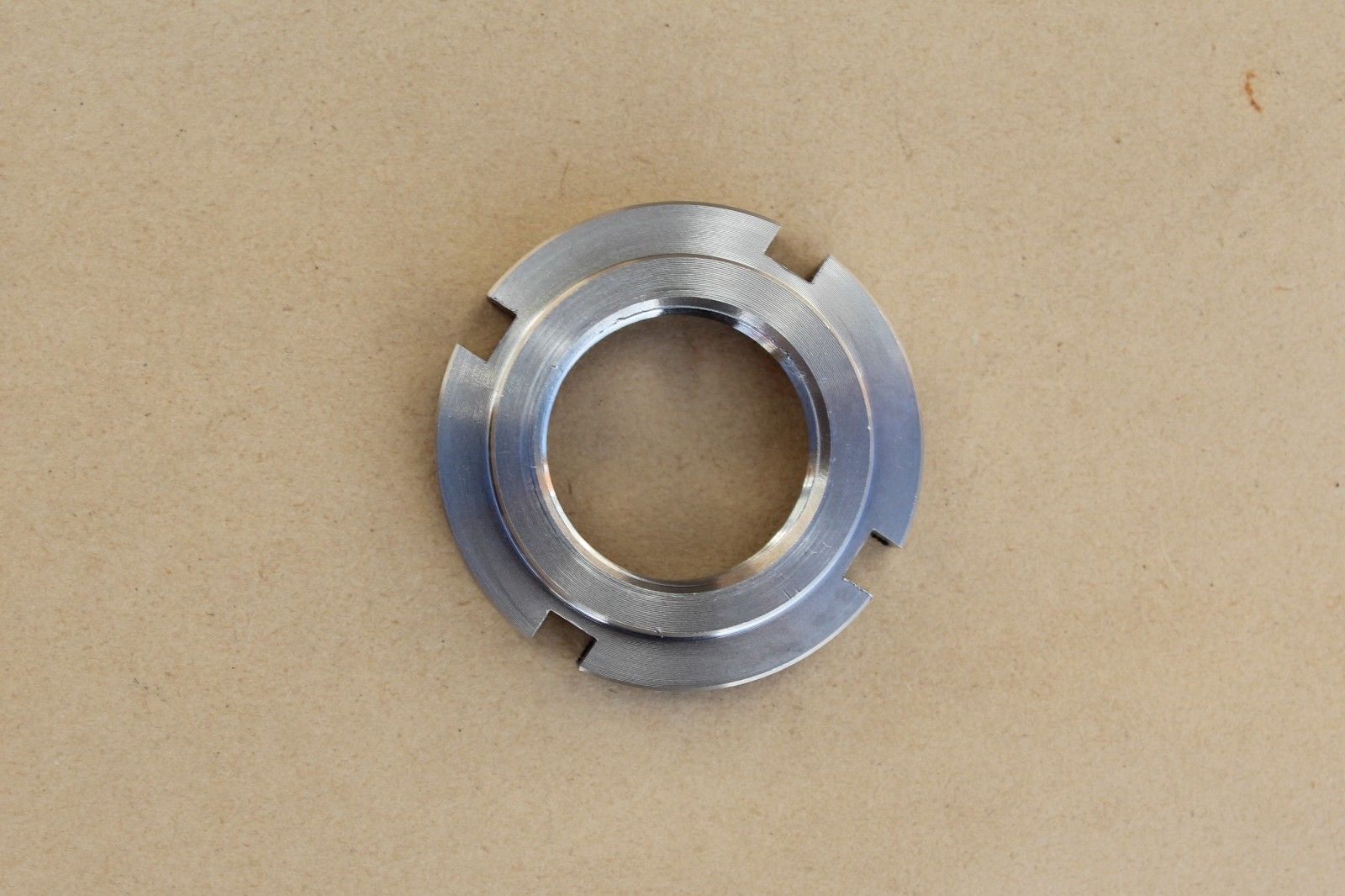 Suzuki 51631-28000 GS550 GS750 GS1000 GS500 Steering stem adjuster nut stainless