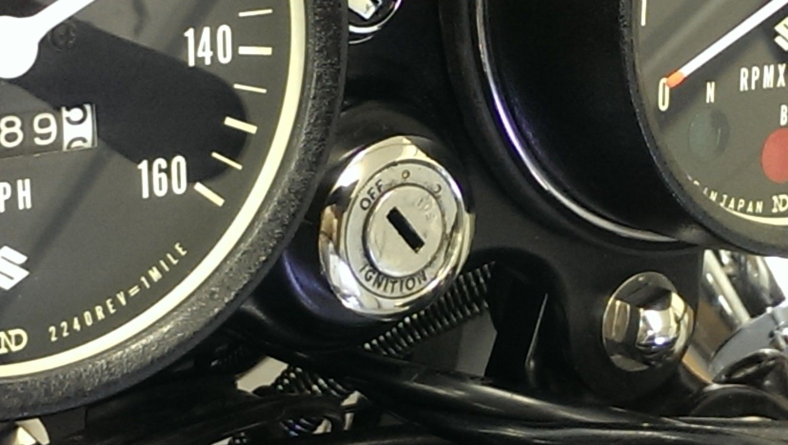 Suzuki 37110-31017 T500 T350 T250 T125 TS400 TS250 Ignition Switch Ring Stainless