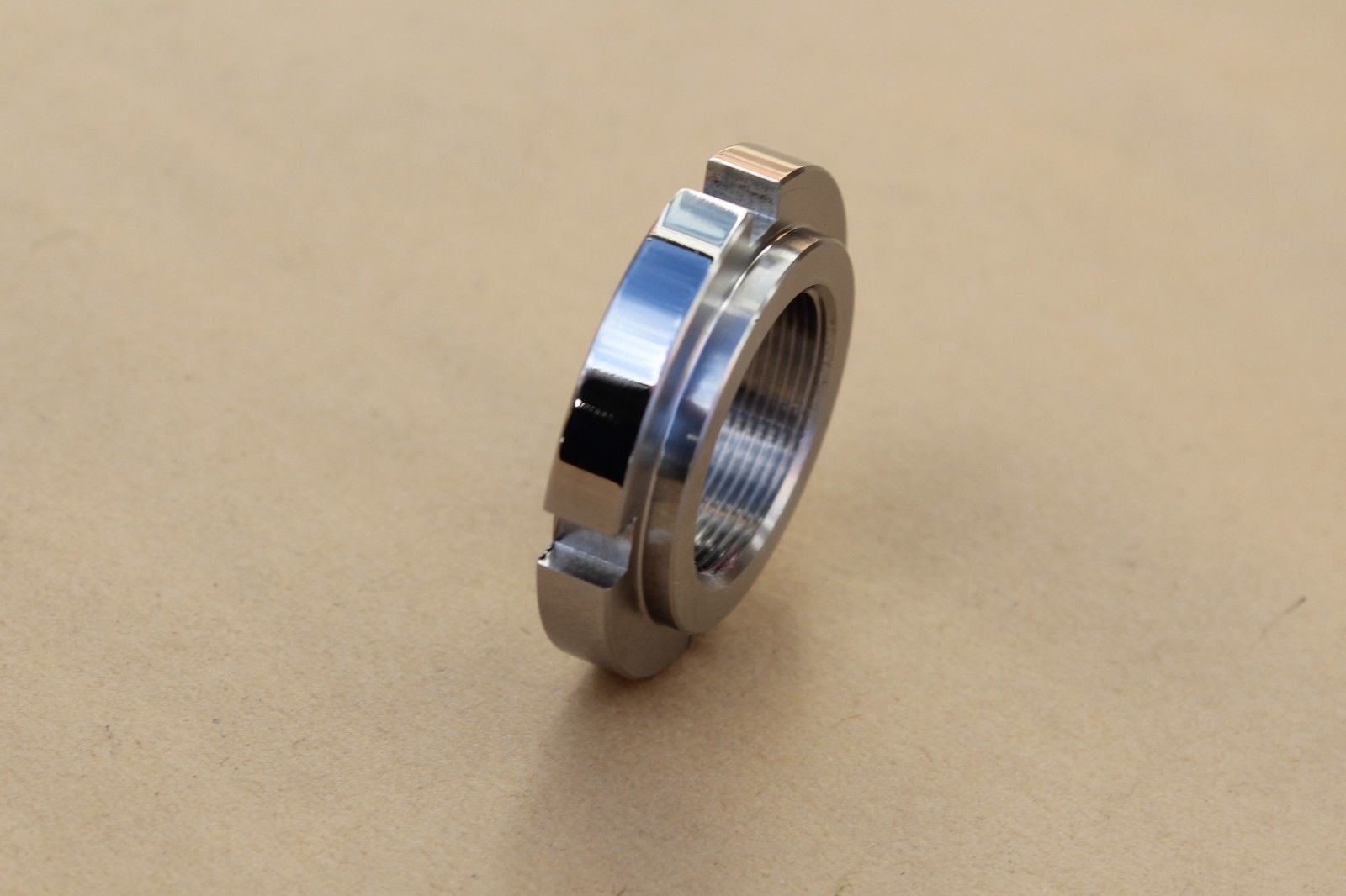 Suzuki 51631-28000 GS550 GS750 GS1000 GS500 Steering stem adjuster nut stainless