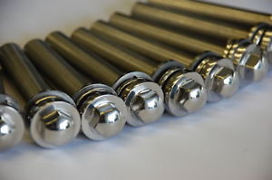 Suzuki 09159-10010 GT750 Cylinder Head Nut Bolt Top End Set Stainless