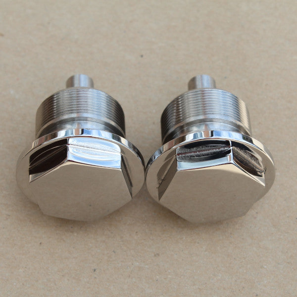 super dream stainless polished fork top caps