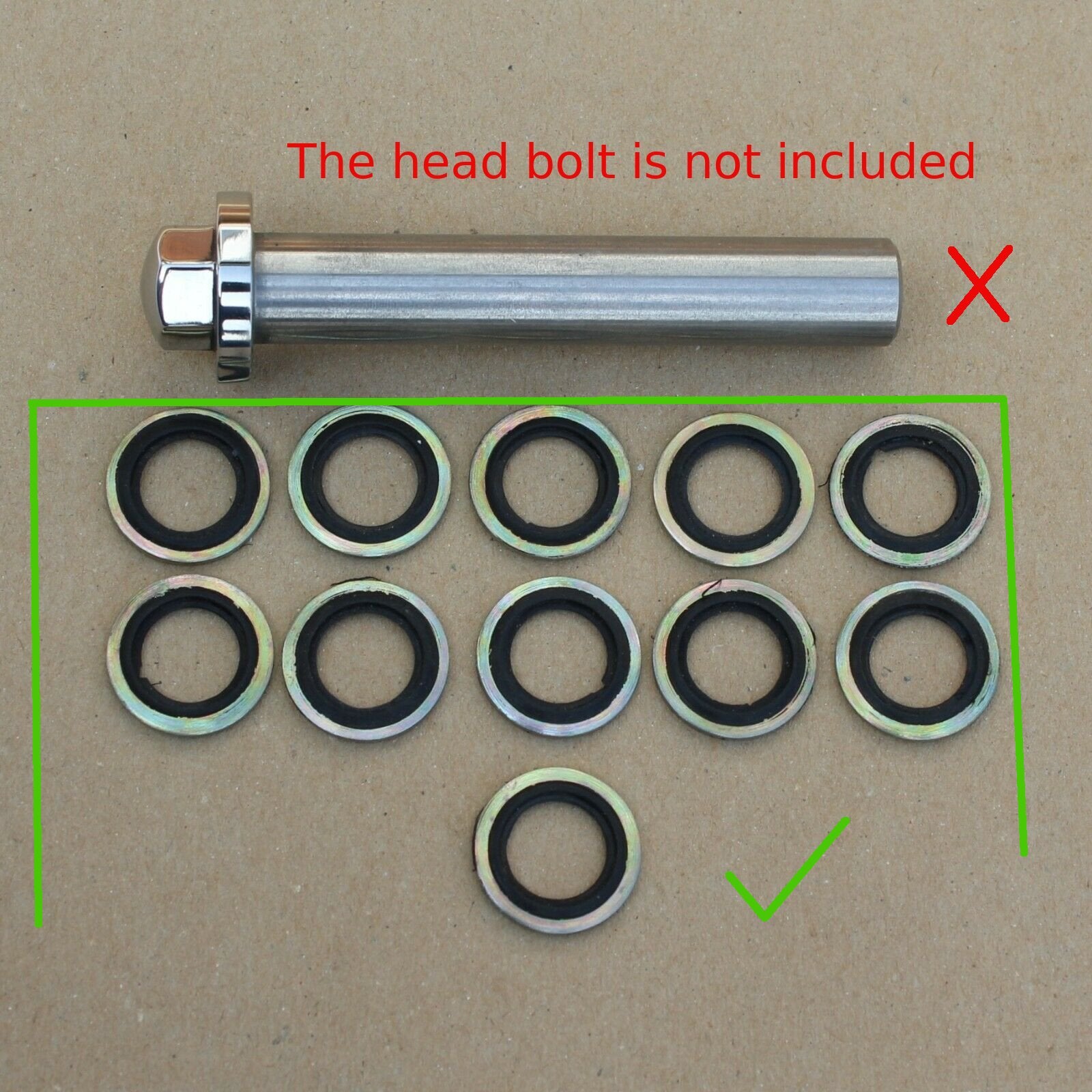 Suzuki 09168-14008 GT750 Cylinder Head Sealing Washers