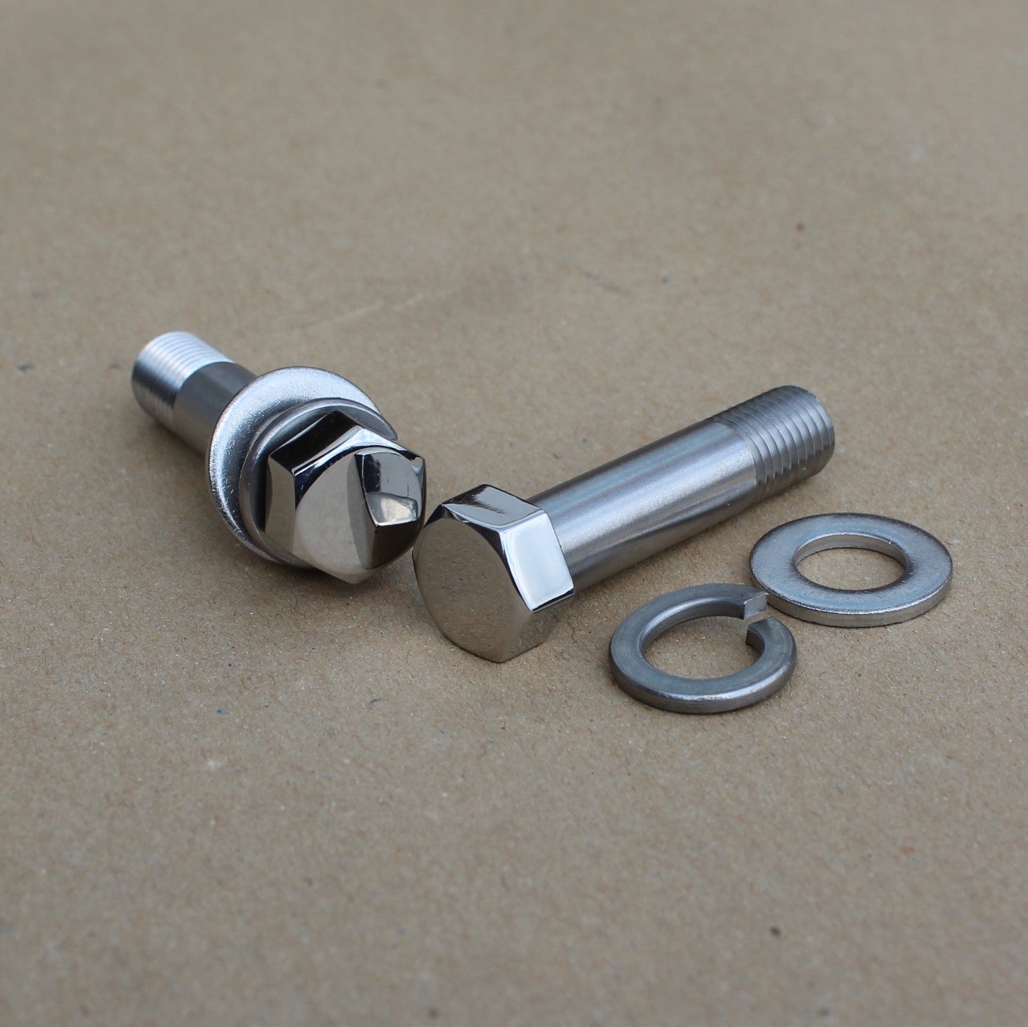 Kawasaki 43070-001 Brake caliper bolt set in stainless m10 x 43mm 14af