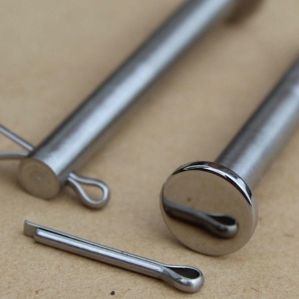 mirror polished seat pin set kawasaki z1 h2 h1 z1000 z900