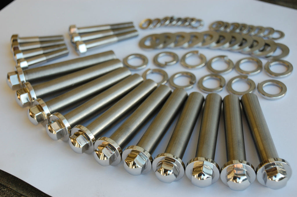 Polished Stainless Steel Bolt & Screw Kit For Suzuki GT750 By Stainless Cycle