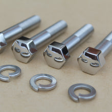 Kawasaki 92001-1405 Handlebar bolts 12mm AF in stainless steel.