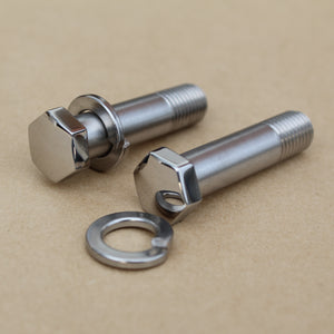 Johnny's Chrome Side Cover Bolt Set – Kawasaki H1 500 / KH500, Left Right Front